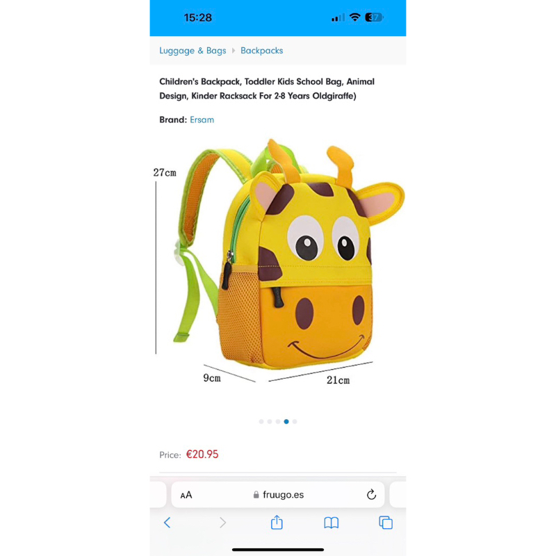 Balo mầm non Teaman chính hãng