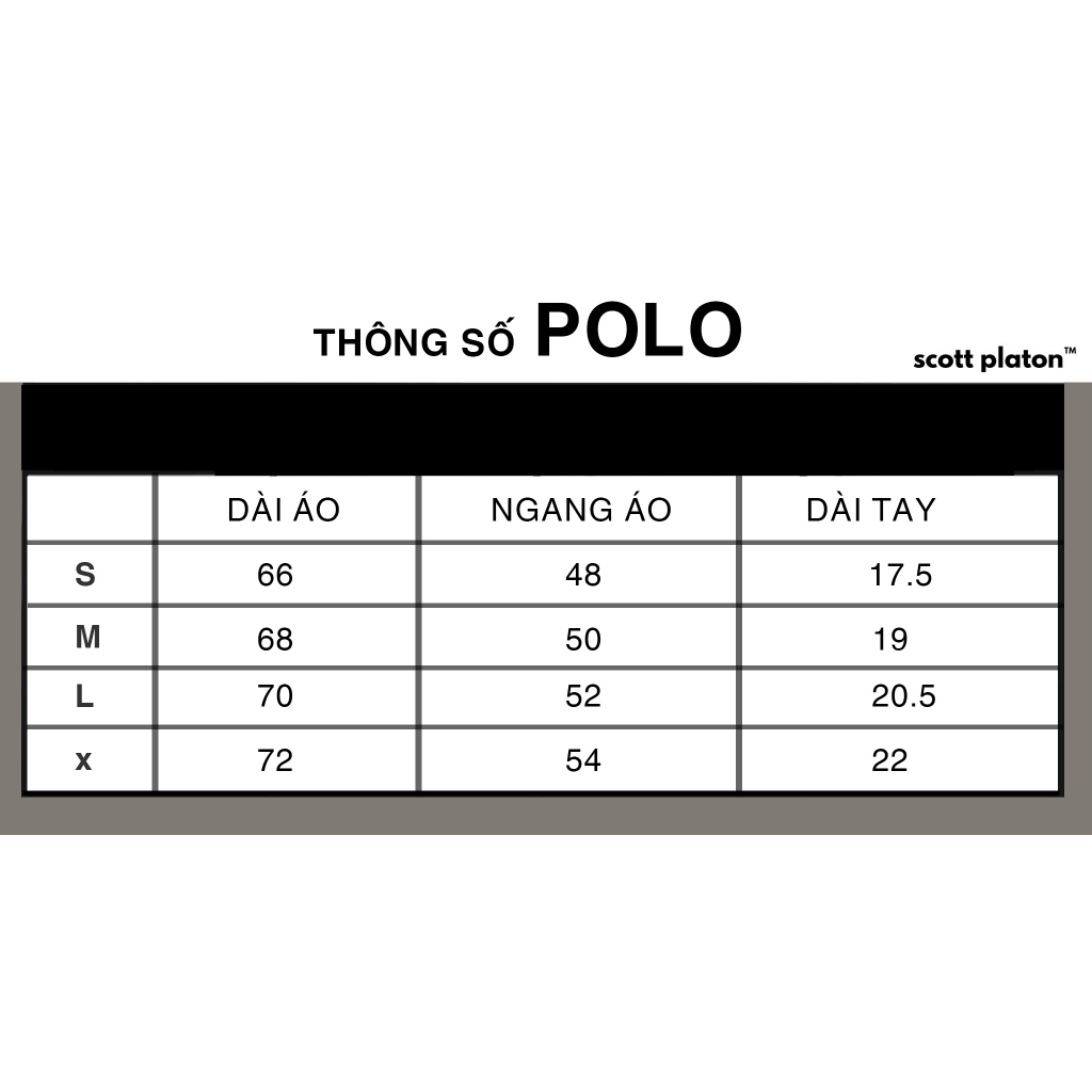Scott Platon Áo Polo Mini Logo - Chất liệu microfiber dày dặn hút ẩm co giãn tốt
