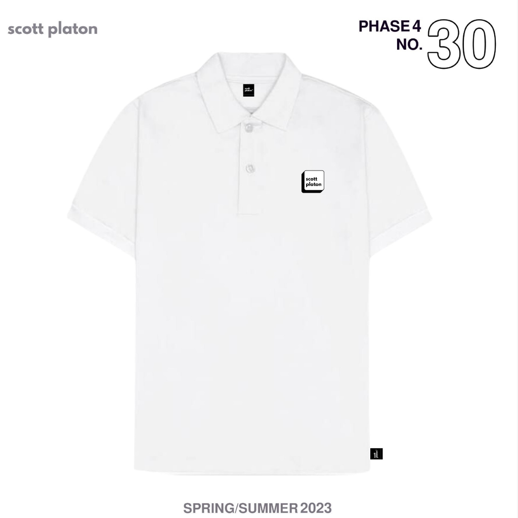 Scott Platon Áo Polo Box Logo - Chất liệu microfiber dày dặn hút ẩm co giãn tốt