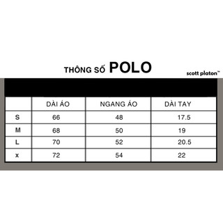 Áo Polo Basic - Chất liệu microfiber dày dặn hút ẩm co giãn tốt Scott Platon