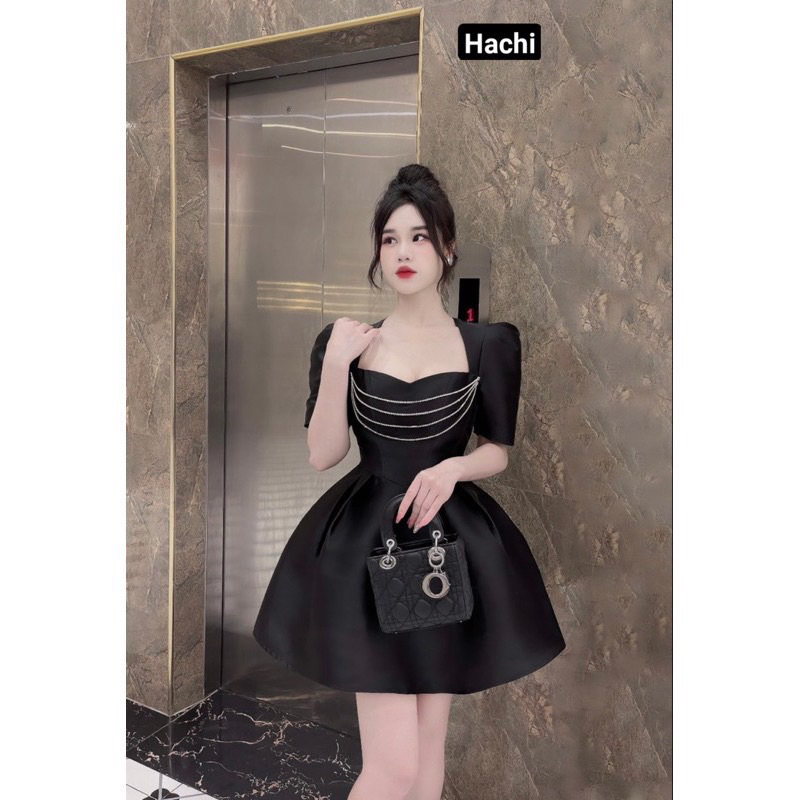 Đầm dự tiệc cao cấp dây đá bigsize 55kg-90kg