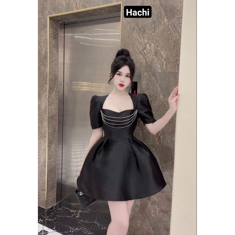 Đầm dự tiệc cao cấp dây đá bigsize 55kg-90kg