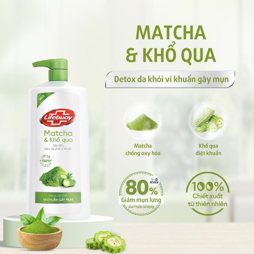 Sữa Tắm Lifebuoy Detox (800g)