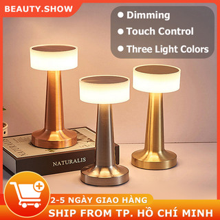 Đèn led để bàn không dây điều khiển cảm ứng kết nối cáp USB phong cách hiện đại cho quán bar/nhà hàng/quán