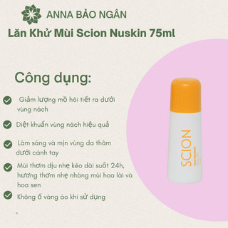 Lăn khử mùi scion nuskin 75ml