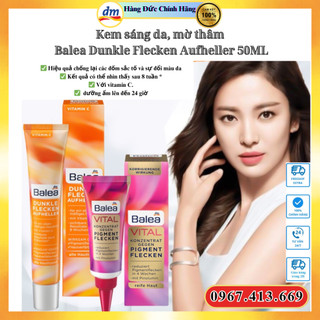 Kem sáng da, mờ thâm Balea Dunkle Flecken Aufheller 50ML
