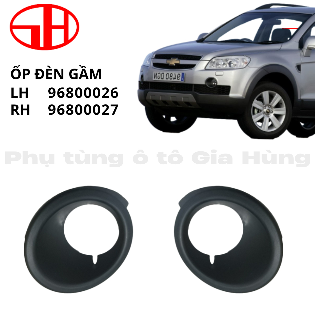 ốp đèn gầm cho xe ô tô CAPTIVA 2006 - 2011 chất liệu nhựa siêu bền