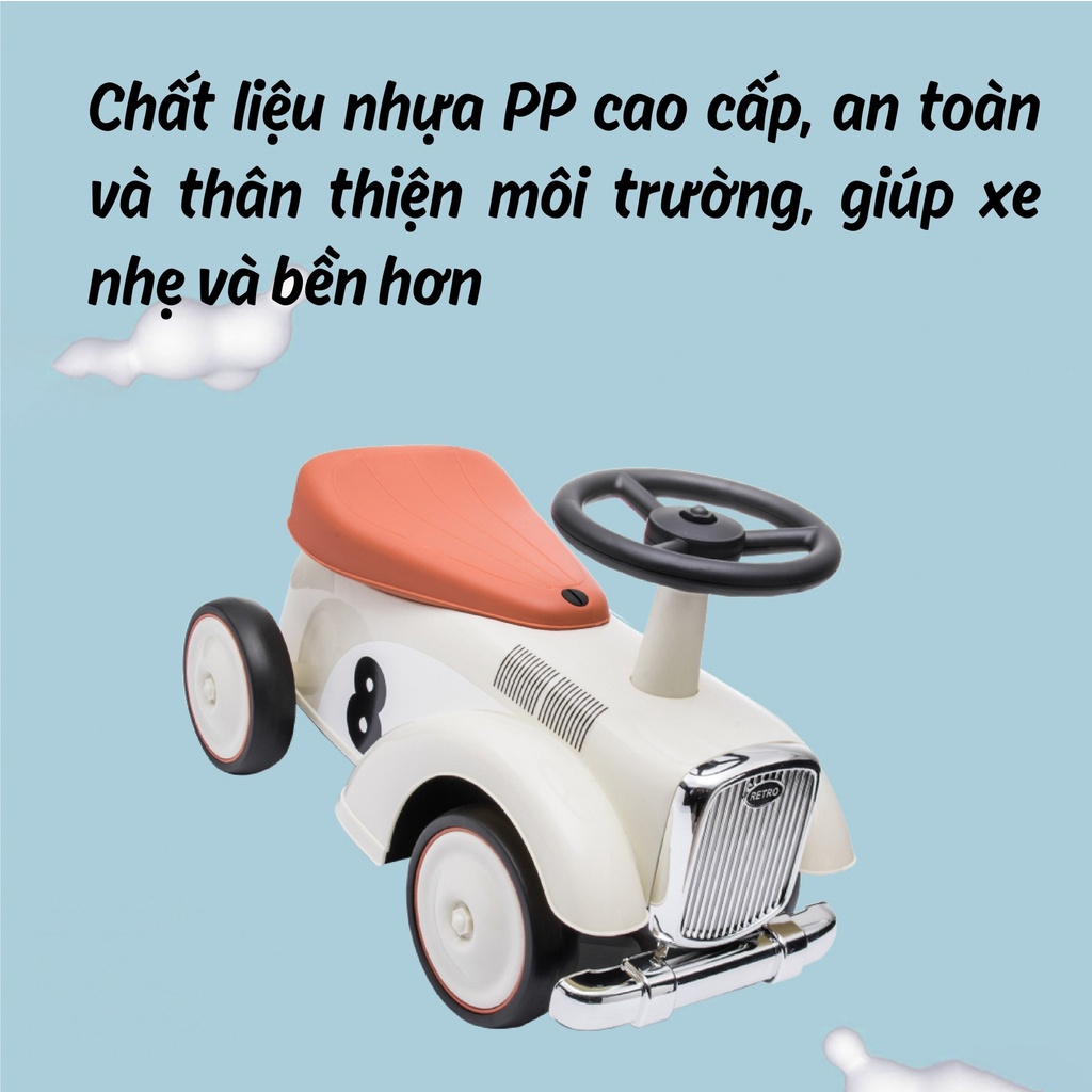Xe chòi chân ,oto chòi chân có nhạc và đèn led cho bé từ 1-3 tuổi