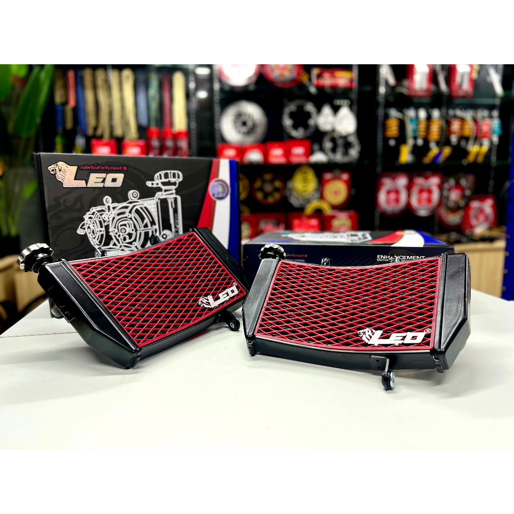 Két nước cong làm mát LEO Racing Malaysia