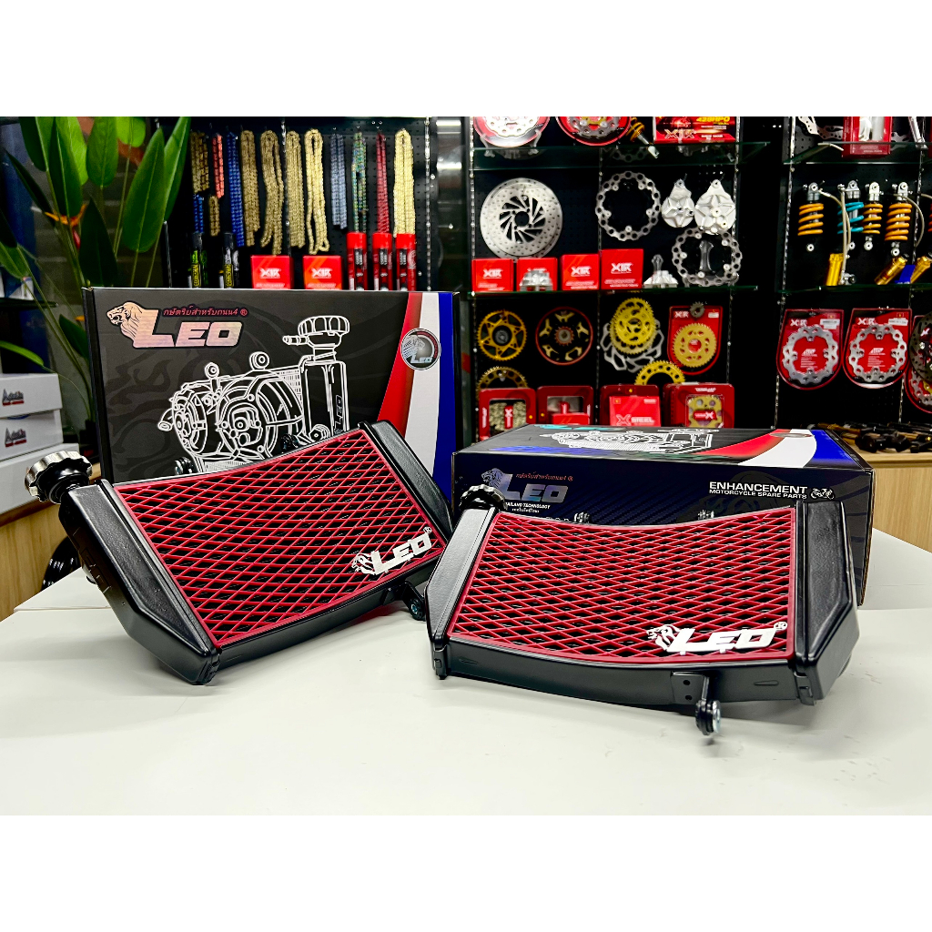 Két nước cong làm mát LEO Racing Malaysia