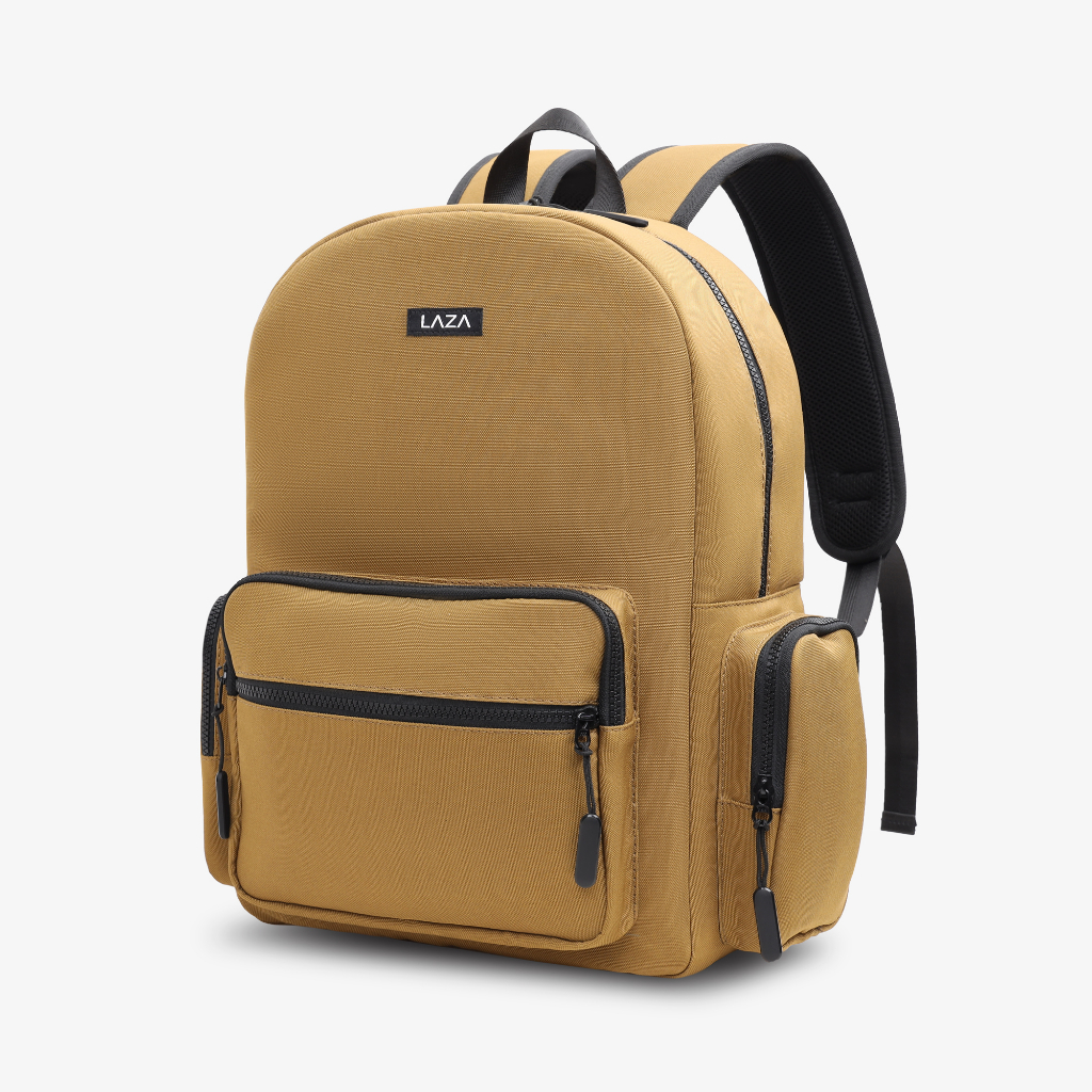 Balo laptop LAZA Catse Backpack 580 chất liệu canvas trượt nước, chứa được laptop 15.6in