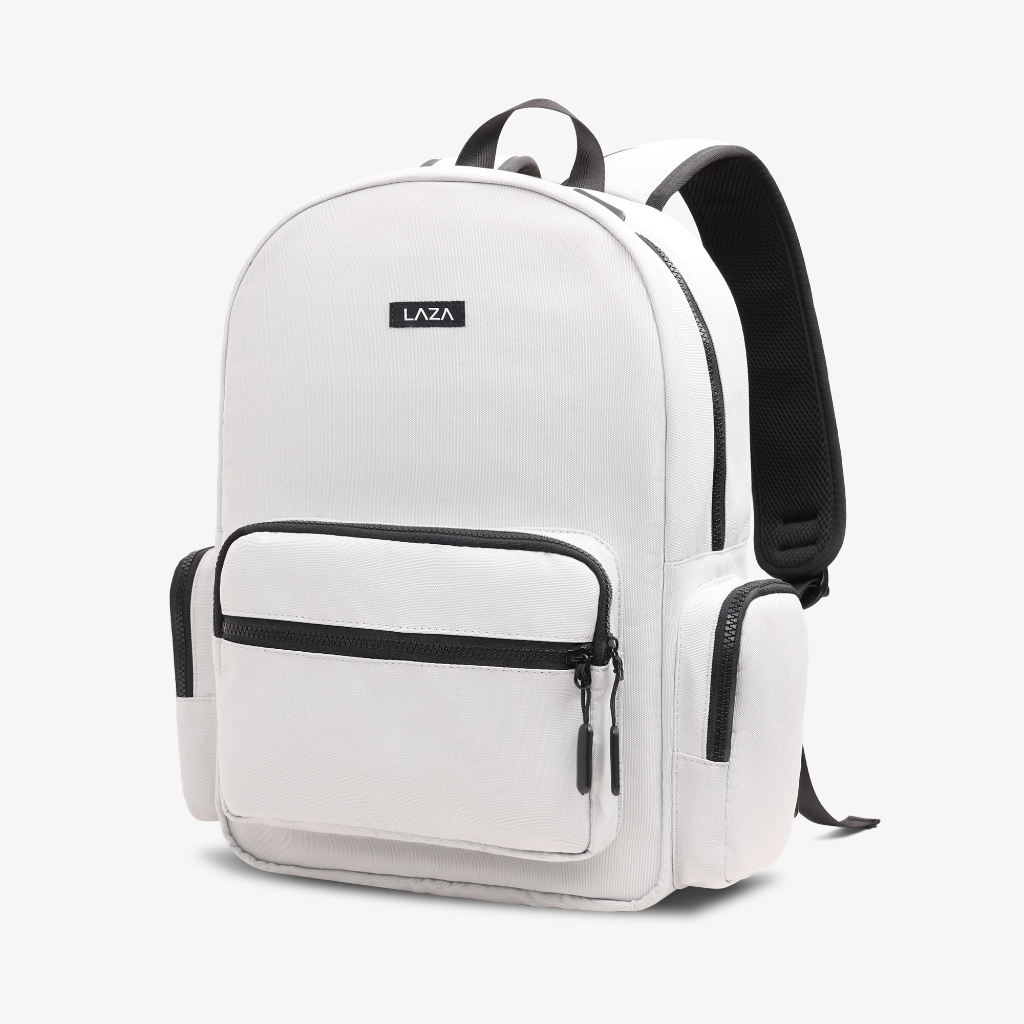 Balo laptop LAZA Catse Backpack 580 chất liệu canvas trượt nước, chứa được laptop 15.6in