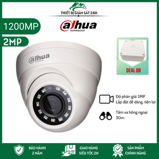 Camera analog Dahua HDW1200MP bán cầu độ nét 2.0Megapixels, vỏ sắt