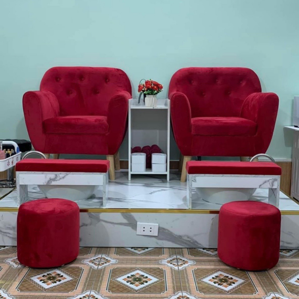 Sofa đơn thư giãn, sofa làm nail siêu xinh - BH 12 tháng