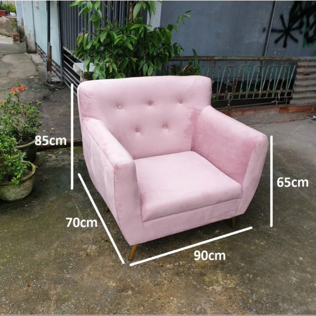 Sofa đơn thư giãn, sofa làm nail siêu xinh - BH 12 tháng