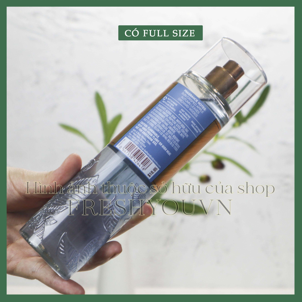 Sweater Weather - Xịt thơm toàn thân body mist Bath & Body Works khác - fresh you