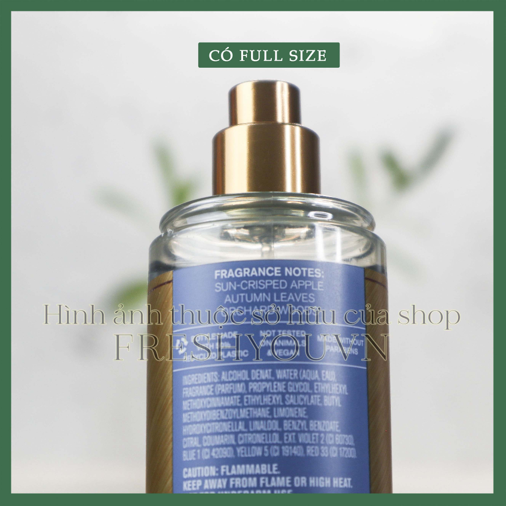 Sweater Weather - Xịt thơm toàn thân body mist Bath & Body Works khác - fresh you
