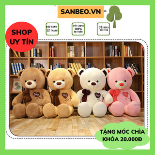 Gấu bông teddy siêu to cỡ lớn siêu đẹp siêu cute, Gấu bông sang trọng, Đồ chơi thú bông - SANBEO.VN