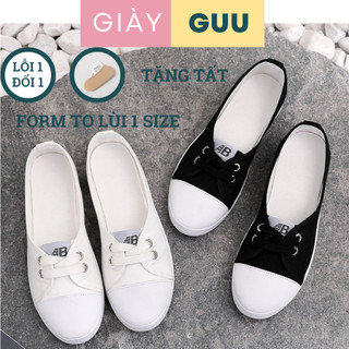 NGHỈ BÁN XẢ 75K Giày nữ, giày lười nữ vải đế bệt xinh xắn, siêu nhẹ, trẻ trung, slip on nữ