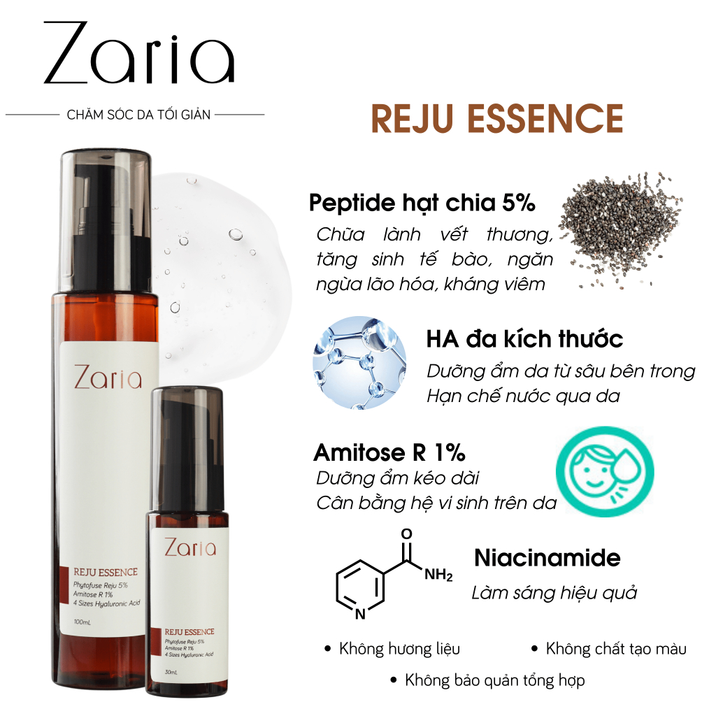 Serum Chống Lão Hóa Căng Bóng Da Zaria Reju Essence