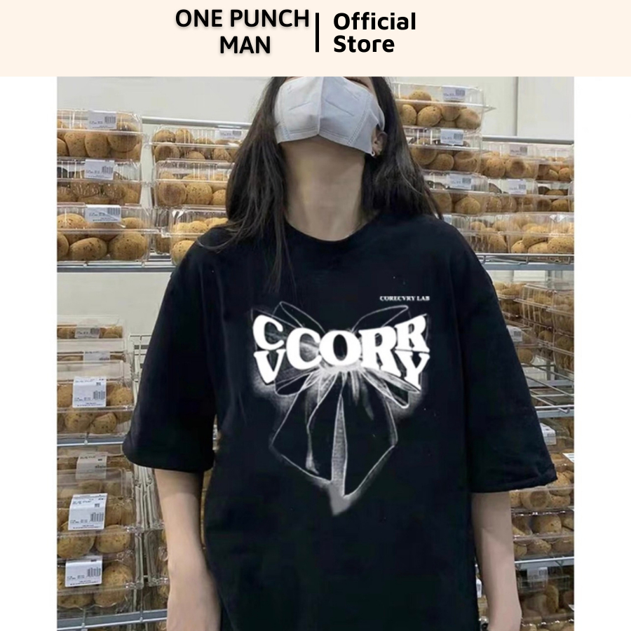 Áo thun tay lỡ NƠ CORRYV unisex form rộng - Áo phông OPM co giãn 4 chiều không xù lông