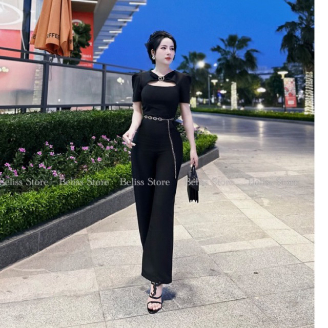 Jumpsuit nữ dài đẹp set jum ống rộng cao cấp .Beliss Store. đồ bay công sở set đồ nữ sang trọng tôn dáng