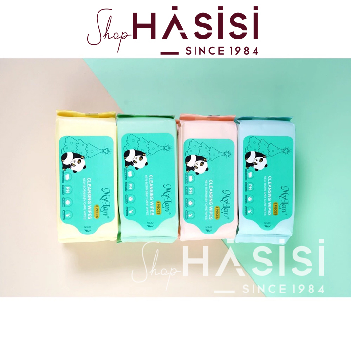 Khăn Ướt 64 Miếng MYLAN - Baby Wipes 8pcs x8