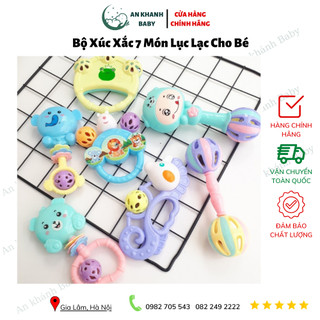 Bộ xúc xắc 7 món lục lạc cho bé