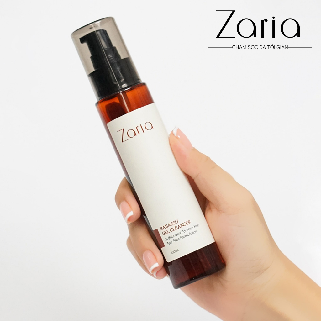 Gel Rửa Mặt Sữa Rửa Mặt Dưỡng Ẩm Trắng Da Zaria Babassu Gel Cleanser
