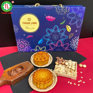 Bộ hộp bánh trung thu thành long phát lộc 6 bánh nướng 1 trứng - việt nam