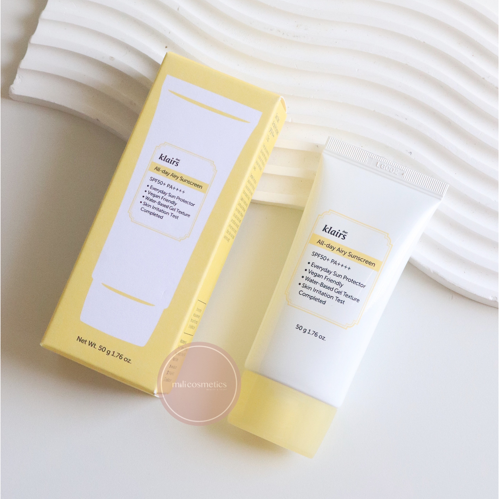 Kem chống nắng  Klairs All day Airy sunscreen SPF50+ PA++++ 50ml