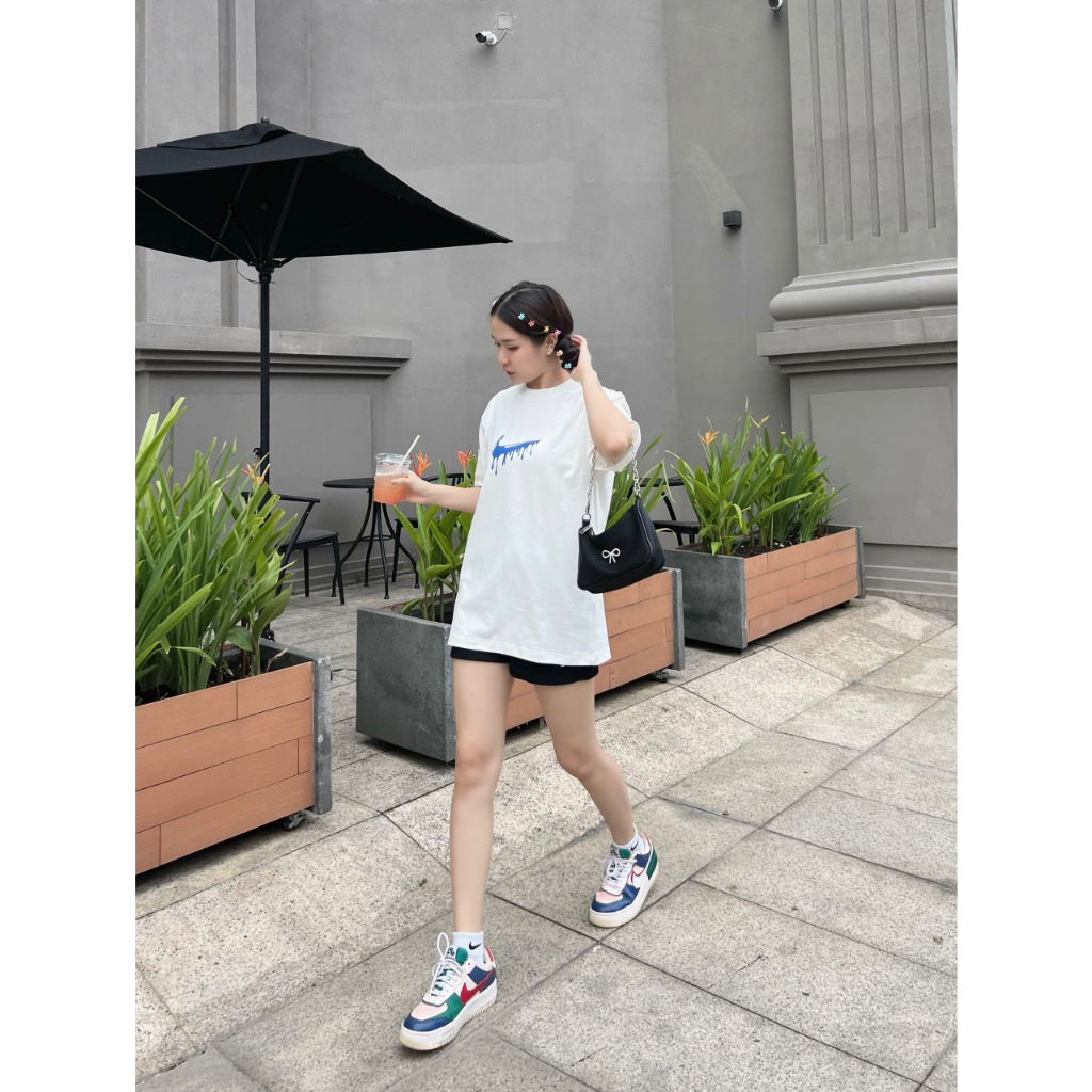 Áo thun trắng OL028 NI/KE  TEE  Made in Cam/bodia full tag-code