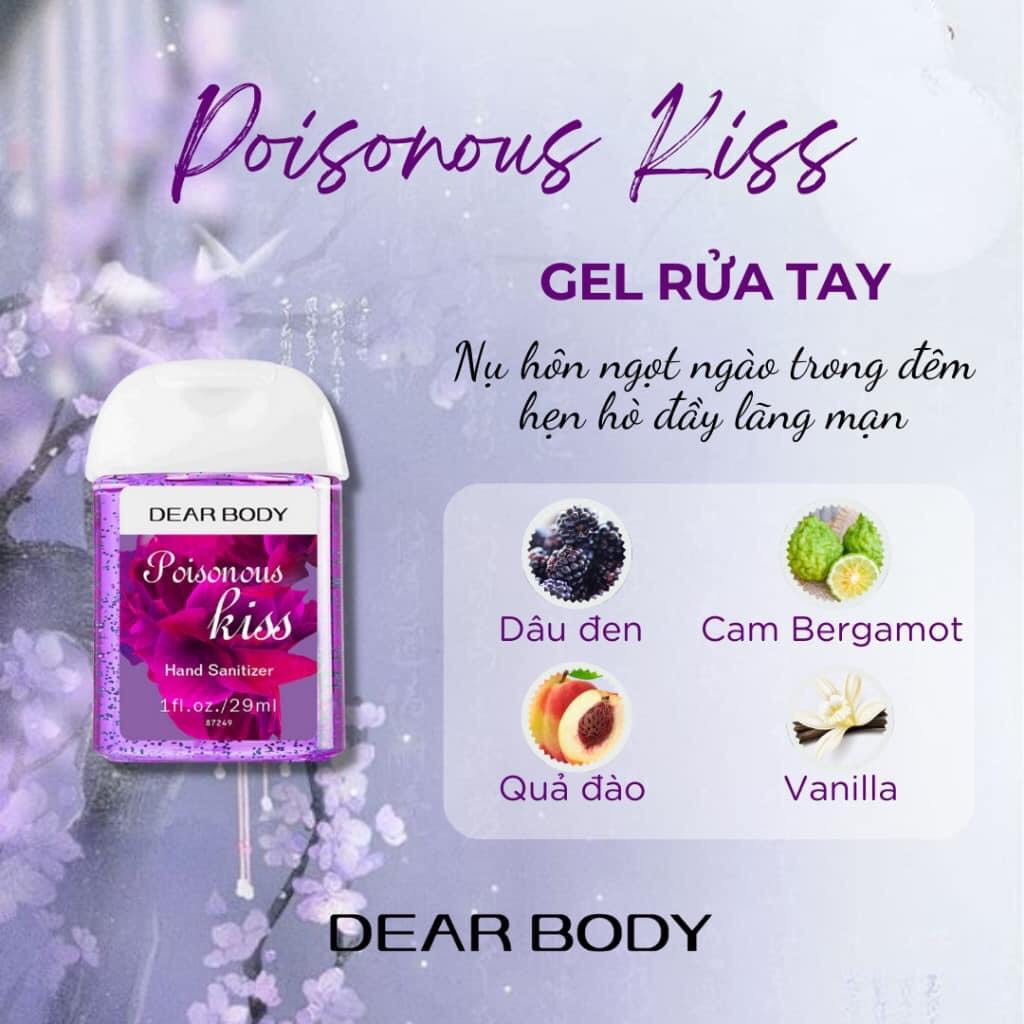 Link 2 Hand Gel Rửa tay khô DEAR BODY sát khuẩn, được chọn mùi đa dạng.