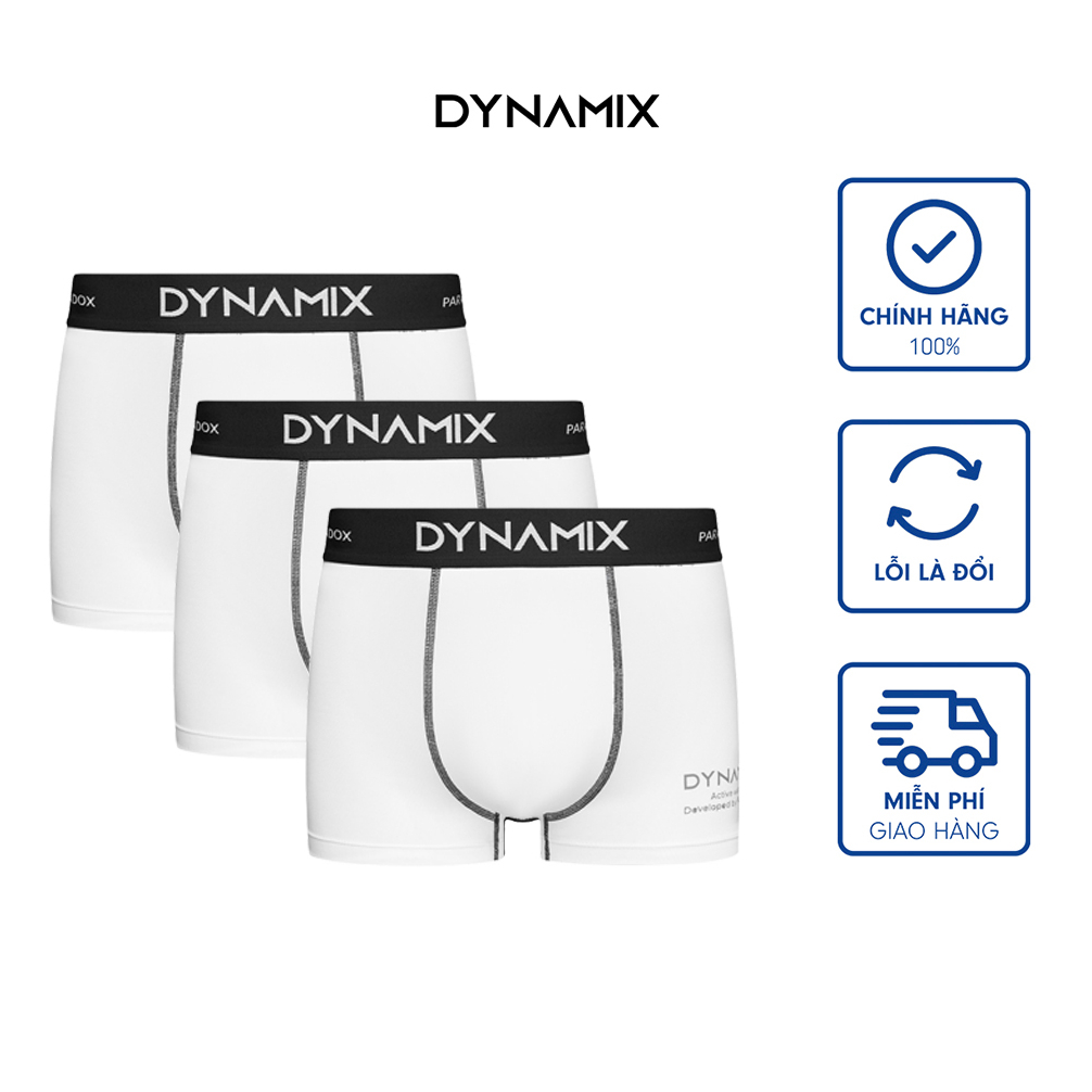 Combo 3 quần lót nam SPIRIT dáng boxer, chất vải thun lạnh mềm mại, thoáng mát - Thương hiệu DYNAMIX