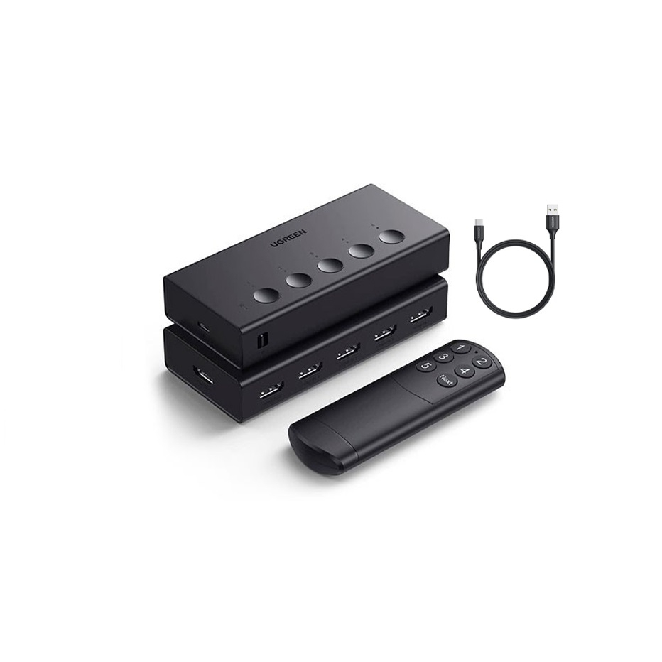 Bộ gộp HDMI 2.0 5 vào 1 ra Ugreen 90512