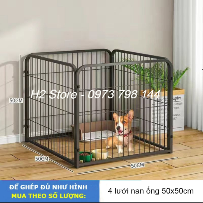 Bán lẻ tấm ghép nan ống cho chó Pomeranian, Bichon Frise, Teddy và các loài chó nhỏ khác kích thước 50*50cm - H2 Store.