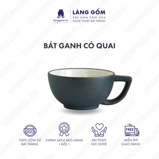 Chén bát ăn cơm Bát Tràng kiểu ganh - gốm sứ Bát Tràng cao cấp - Làng Gốm