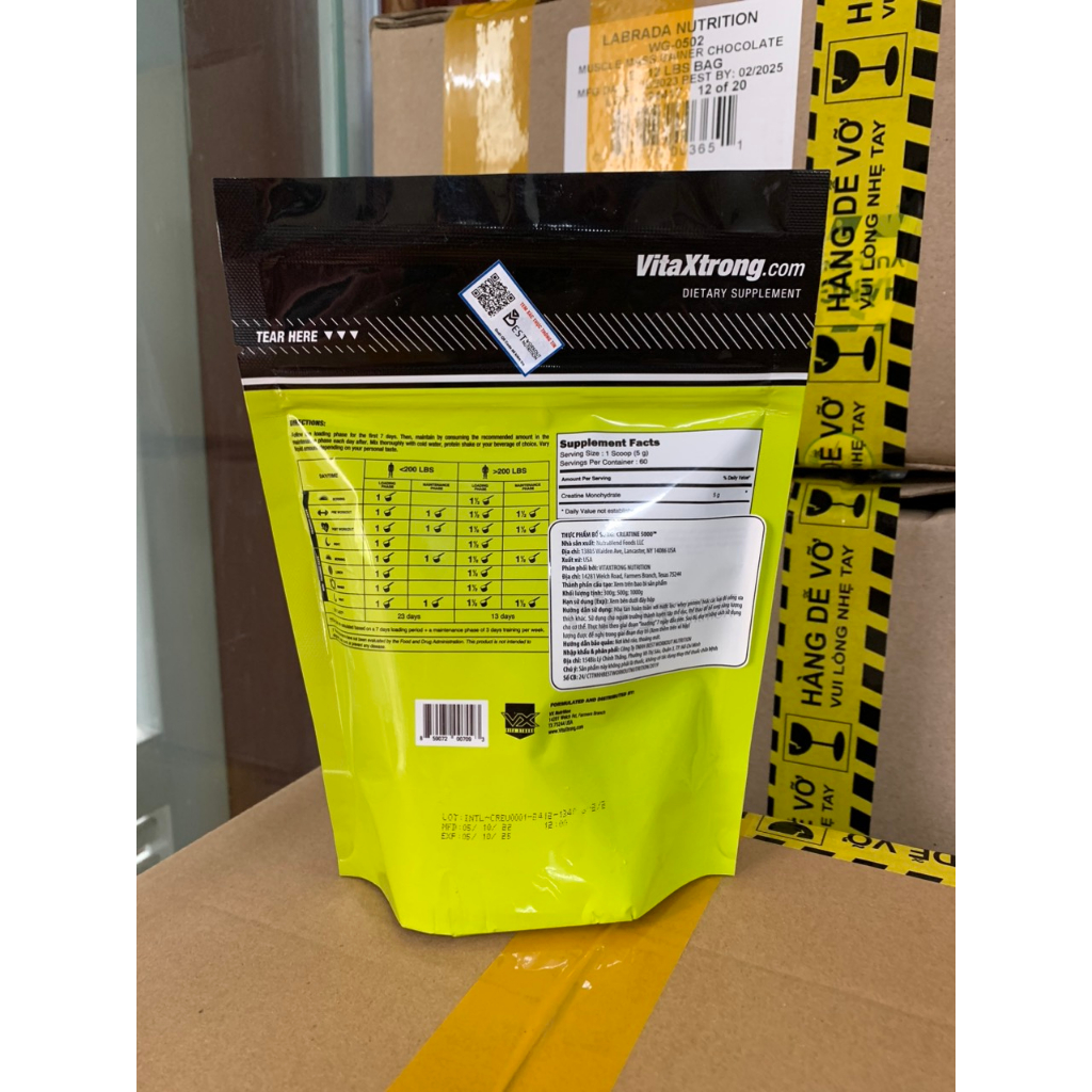 VitaXtrong 100% Pure Creatine 5000