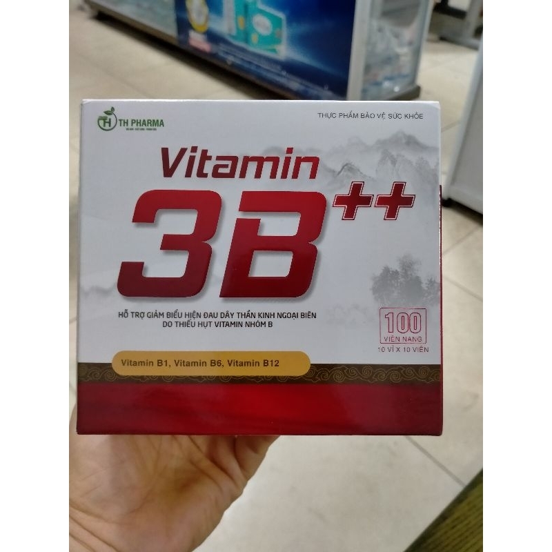 VITAMIN 3B bổ sung vitamin b1 b6 B12 hộp 100viên