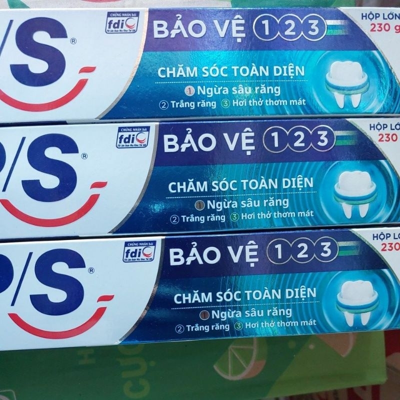 Kem đánh răng P/s bảo vệ 123 Chăm sóc toàn diện loại 230 gam