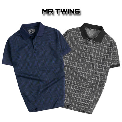 Áo Thun Nam Polo Cao Cấp Vải Cotton Caro Xuất Xịn Thương Hiệu Mr Twins