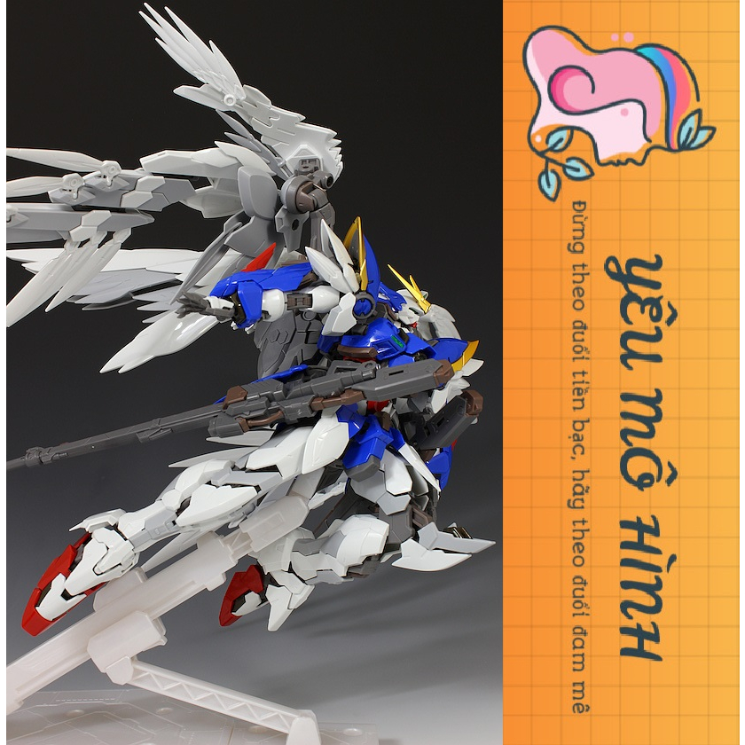 Gundam MG Wing Zero Custom Ew Hires Hirm tặng kèm Decal nước và Base Gundam MG