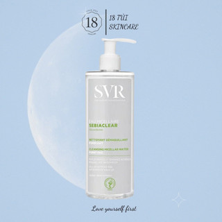 SVR tẩy trang cho da dầu mụn 400ml