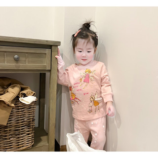 Set 2 bộ dài tím hồng happy- b798