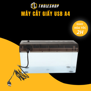  Máy Cắt Giấy Hủy Tài Liệu Tự Động A4 Sạc USB  Tholeshop 1008 