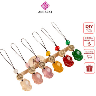 Móc khóa trao hồ ly đá handmade- ANCARAT