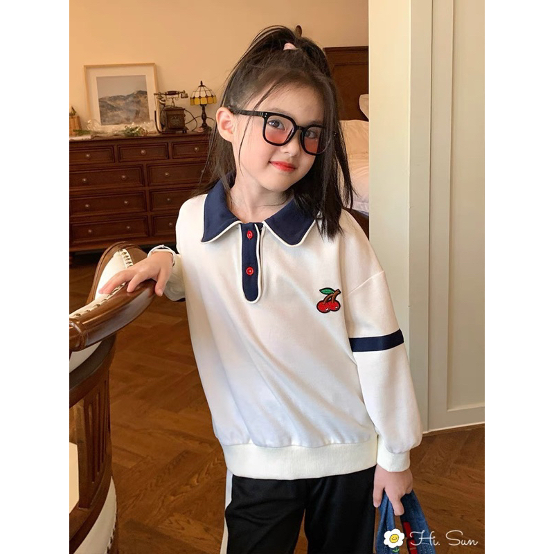 Set nỉ cheery bé gái