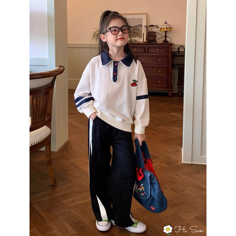 Set nỉ cheery bé gái