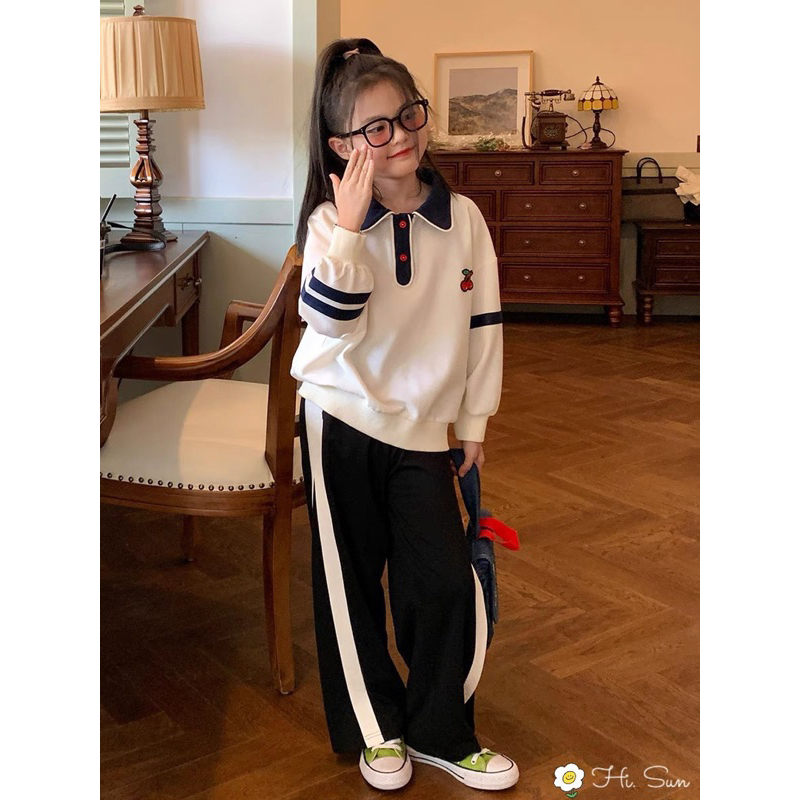 Set nỉ cheery bé gái