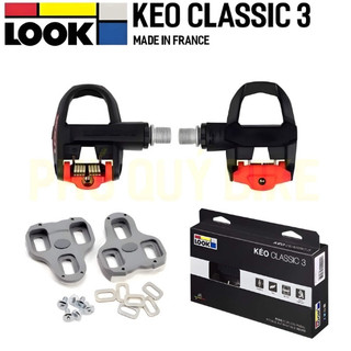 Pedal bàn đạp xe đạp Look kéo classic 3 kèm can chính hãng